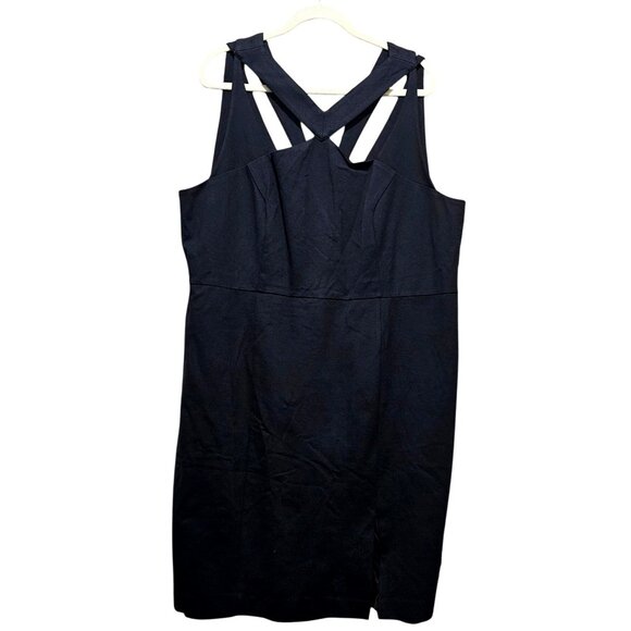 Christian Siriano For Lane Bryant Black Sleeveless Dress 24 - Picture 2 of 12